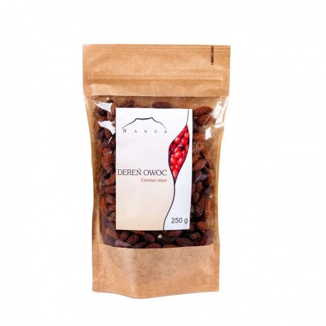 Owoce derenia - Cornus mas - 250g całość