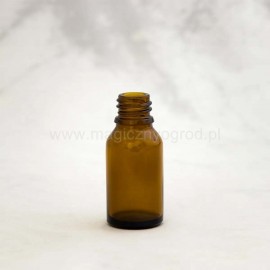 Butelka szklana brązowa - 15ml, średnica wewnętrzna 18 mm