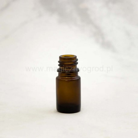 Butelka szklana brązowa - 10ml, średnica wewnętrzna 18 mm