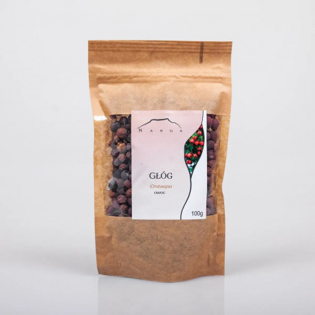 Owoc głogu - Crataegus monogyna - 100g całość