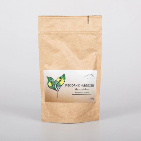 Kłącze wyprostowane - Potentilla erecta - 100g mielone