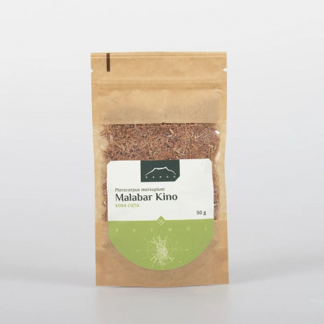 Malabar Cinema Bark - Pterocarpus marsupium - 50g posiekane