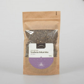 Liść szałwii lekarskiej - Salvia officinalis - 100g posiekany