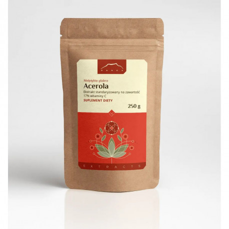 Ekstrakt z Aceroli 17% Witamina C - Malpighia glabra - 250g