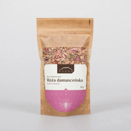 Kwiat róży - Rosa damascena - plastry 50g