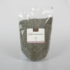 Szałwia muszkatołowa - Salvia sclarea - 1kg posiekane