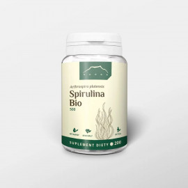 Spirulina tabletki 500 mg - Arthrospira platensis - 100g (200 tabletek)