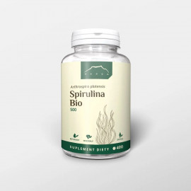 Spirulina tabletki 500 mg - Arthrospira platensis - 200g (400 tabletek)