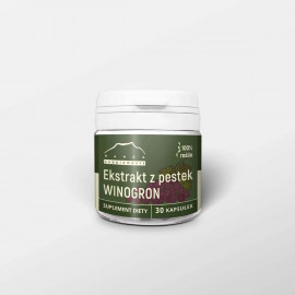 Ekstrakt z pestek winogron 300mg - Vitis vinifera - 30 kapsułek