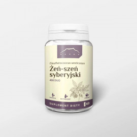 Żeń-szeń syberyjski 400 mg x 60 kapsułek - Eleutherococcus senticosus