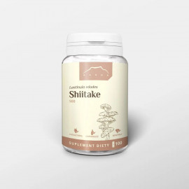 Ekstrakt z shiitake 100 kapsułek x 500 mg - Lentinula edodes