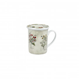 Botanica Kubek porcelanowy z zaparzaczem 250 ml