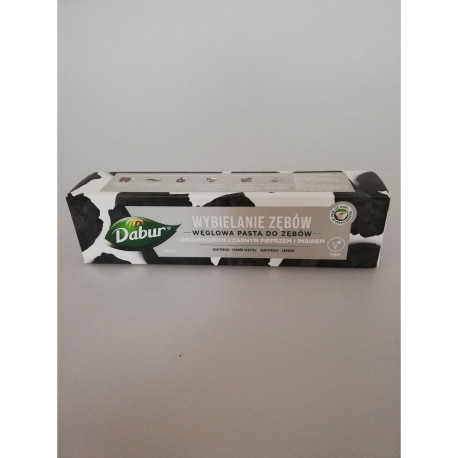 Dabur Ziołowa pasta do zębów do wybielania węglem drzewnym - 100 g