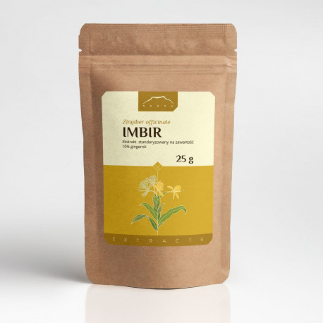 Ekstrakt z imbiru 10% gingerol - 25g
