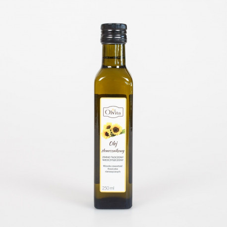 Olvita Olej Słonecznikowy Tłoczony na Zimno - *250ml*