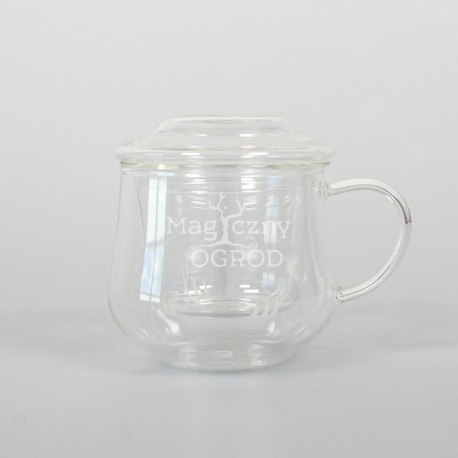 Atos Kubek szklany z zaparzaczem