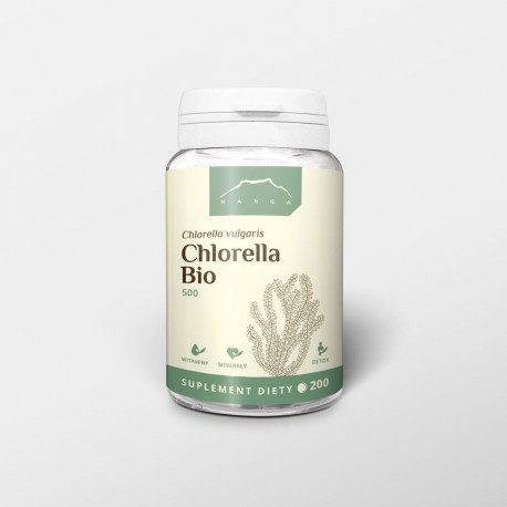Chlorella Bio Tabletki 500 mg - 100g (ok. 200 tabletek)