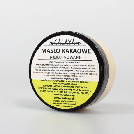 Masło kakaowe nierafinowane - 200g