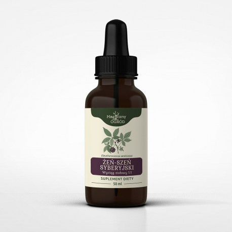 Nalewka z żeń-szenia syberyjskiego 1:1 - *250ml*