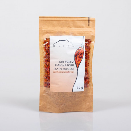 Kwiat krokosza barwierskiego - 100 g CAŁE płatki