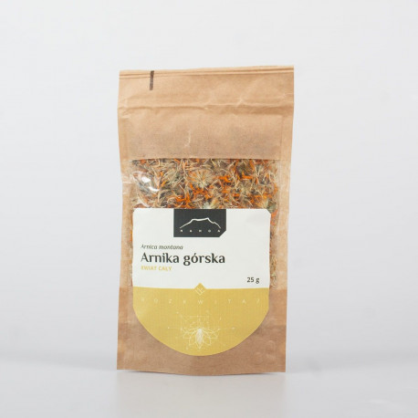 Arnika górska - 25g CAŁY KWIAT