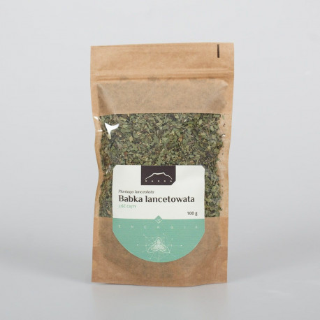 Liść babki lancetowatej - 50 g mielony