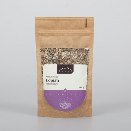 Korzeń łopianu - Arctium lappa - 100g mielonego