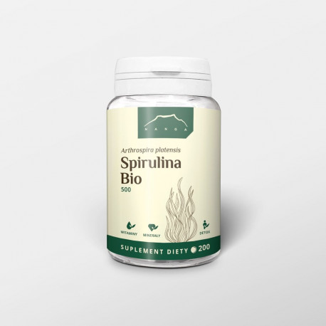 Spirulina Organiczne Tabletki 500 mg - 100g (ok. 200 tabletek)