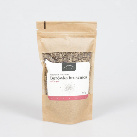 Liście żurawiny - Vaccinium vitis-idaea - 500 g posiekane