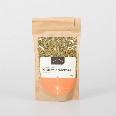 Nasturcja większe ziele - 50g cięte