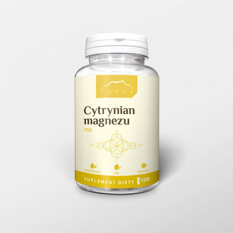 Cytrynian magnezu 100 kapsułek x 700mg - 100