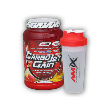 CarboJet Gain 1000g + Shaker - Banan