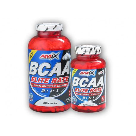 BCAA Elite Rate 500 + 120 kapsułek