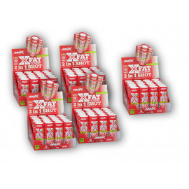 4x X-Fat 2 w 1 Shot Box 20x60ml + 1x GRATIS - Owoce