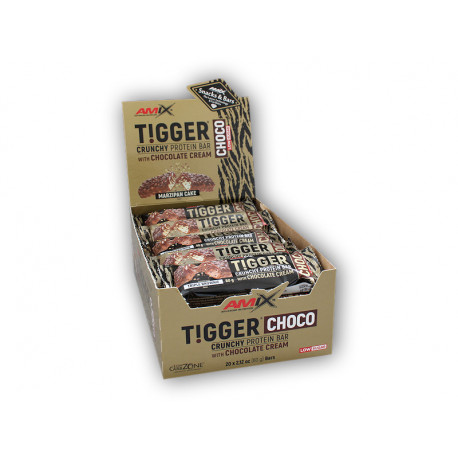 20x Tigger Choco Crunchy Baton Wysokobiałkowy 60g - Czekolada Kokos