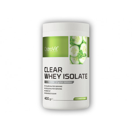 Izolat bezbarwny whey 400g - ogórek z miętą