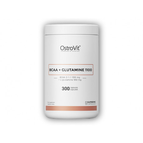 Supreme BCAA + Glutamina 1100mg 300 kapsułek