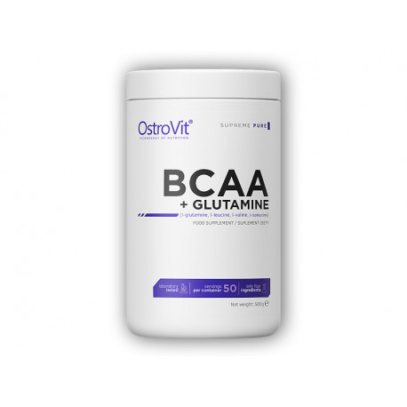 BCAA + Glutamina 500g - cytryna