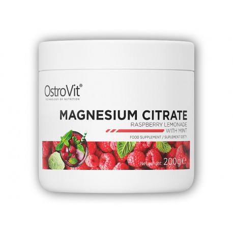 Cytrynian Magnezu 200g - lemoniada malinowa z miętą