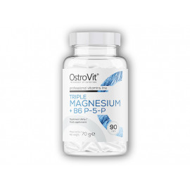 Potrójny Magnez + B6 P-5-P 90 kapsułek