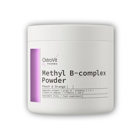 Pharma Powder Methyl B-Complex 180 g Pomarańczowa Brzoskwinia