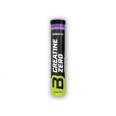 Creatine Zero 18 tabletek (musujących) - niebieskie winogrona