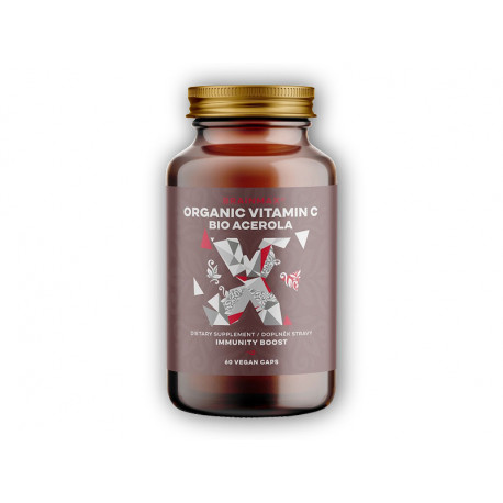 Organiczna Witamina C BIO Acerola, Witamina C z Aceroli 60 Kapsułek Roślinnych