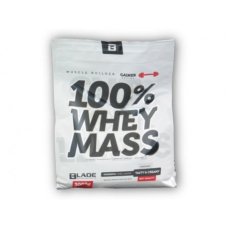 BS Blade 100% Whey Mass Gainer 3000g - waniliowy