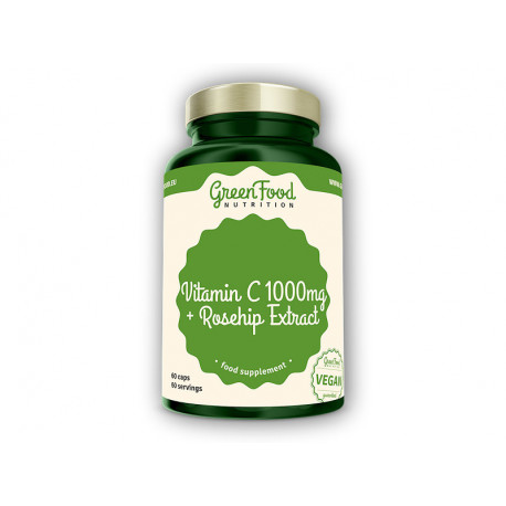 Witamina C 1000 + ekstrakt z dzikiej róży 60 kapsułek