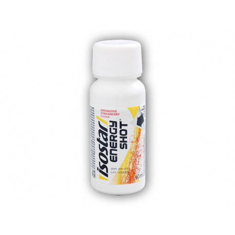 Isostar energy shot kawa 60ml - granat-truskawka