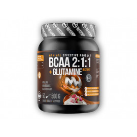 BCAA + Glutamina 500g - Zielone Jabłko