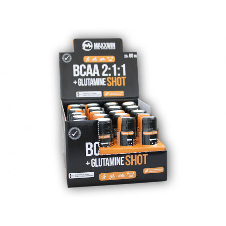 BCAA + Glutamina shot 20x60ml - pomarańczowy