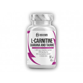 L-karnityna + guarana + tauryna 90 kapsułek