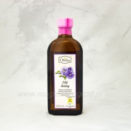 Olej lniany tłoczony na zimno Olvita 250 ml